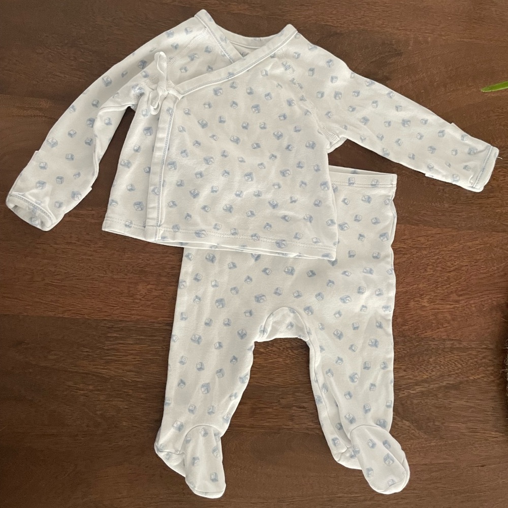 Polo Ralph Lauren Baby Boy's or Girls Bear Print Organic Cotton 2 Piece Set